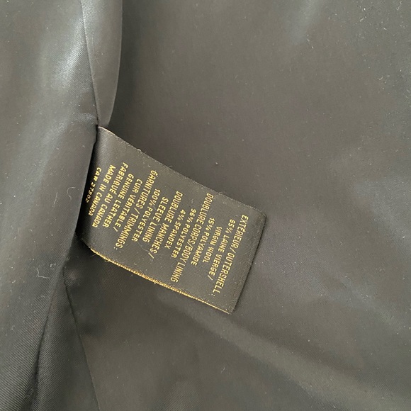 Mackage Shia 2 -in-1 tailored wool coat with sash belt, Blue XS / TP. - Picture 8 of 11